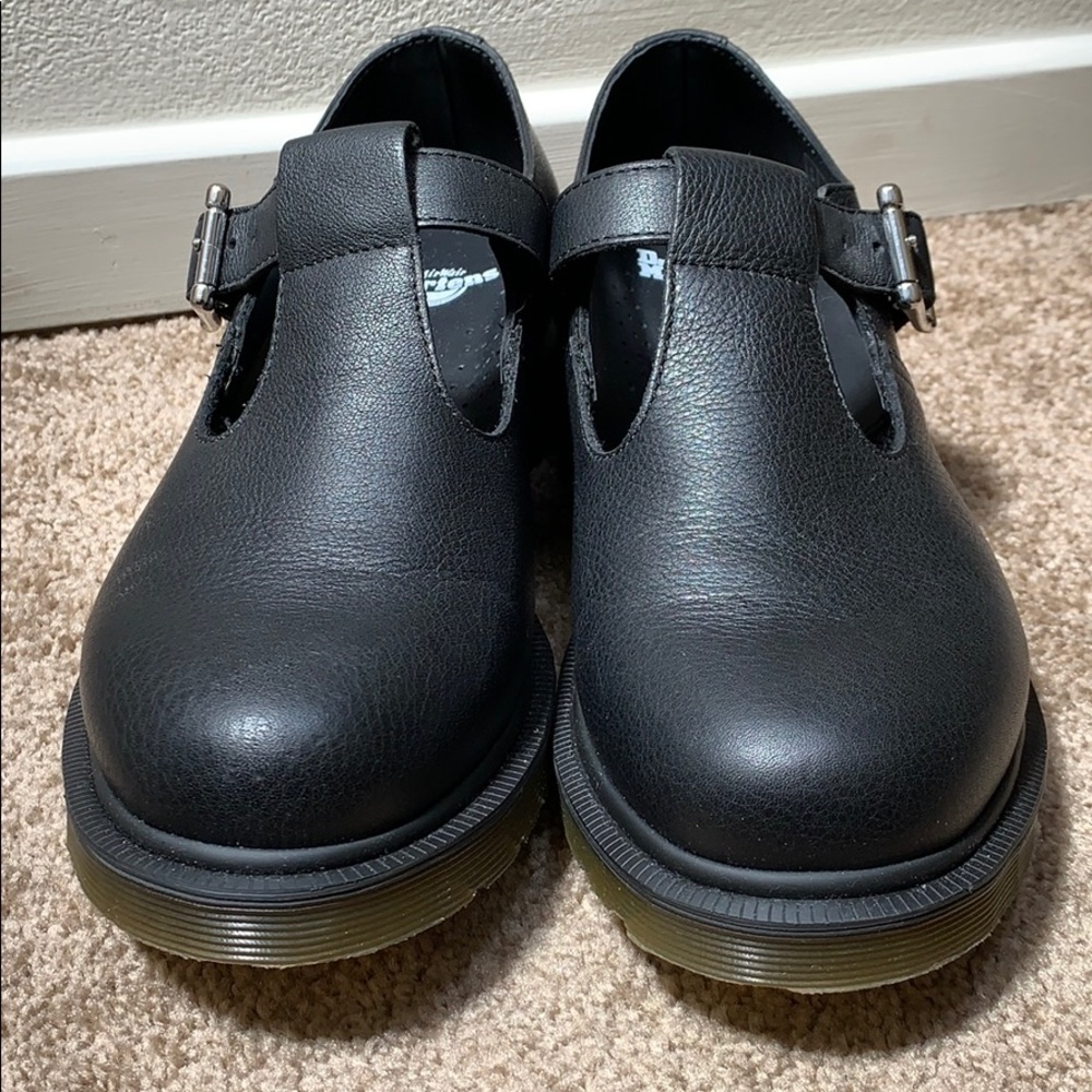 Dr. Martens Black Polley Virginia Shoes